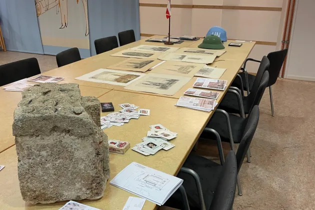 Objects from International Law Museum. Photo.