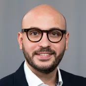 Portrait of Ehab Alhousari. Photo.
