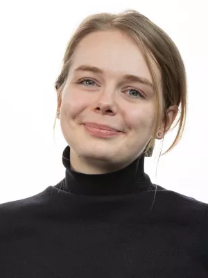 Portrait of Sara Bergström. Photo.